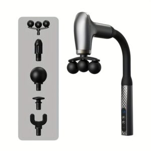 Black Portable Massager Hand-Held Massager Muscle Relaxation Neck Massager Shoulder