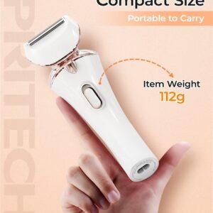 Electric Razor for Women Rechargeable Wet Dry Electric Shaver for Women, Waterproof Lady Shaver for Legs Arm Underarm Bikini Public Body Razor with One Extra Foil Blade， Gold，16.5*5.5*4.4cm