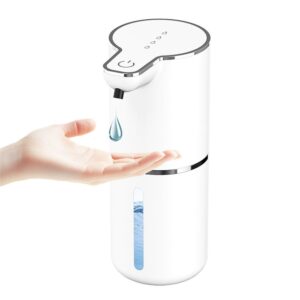 Automatic Liquid Soap Dispenser, 350ml Wall Mount Touchless Soap Dispenser with Sensor,USB Rechargeable for Bathroom, Kitchen