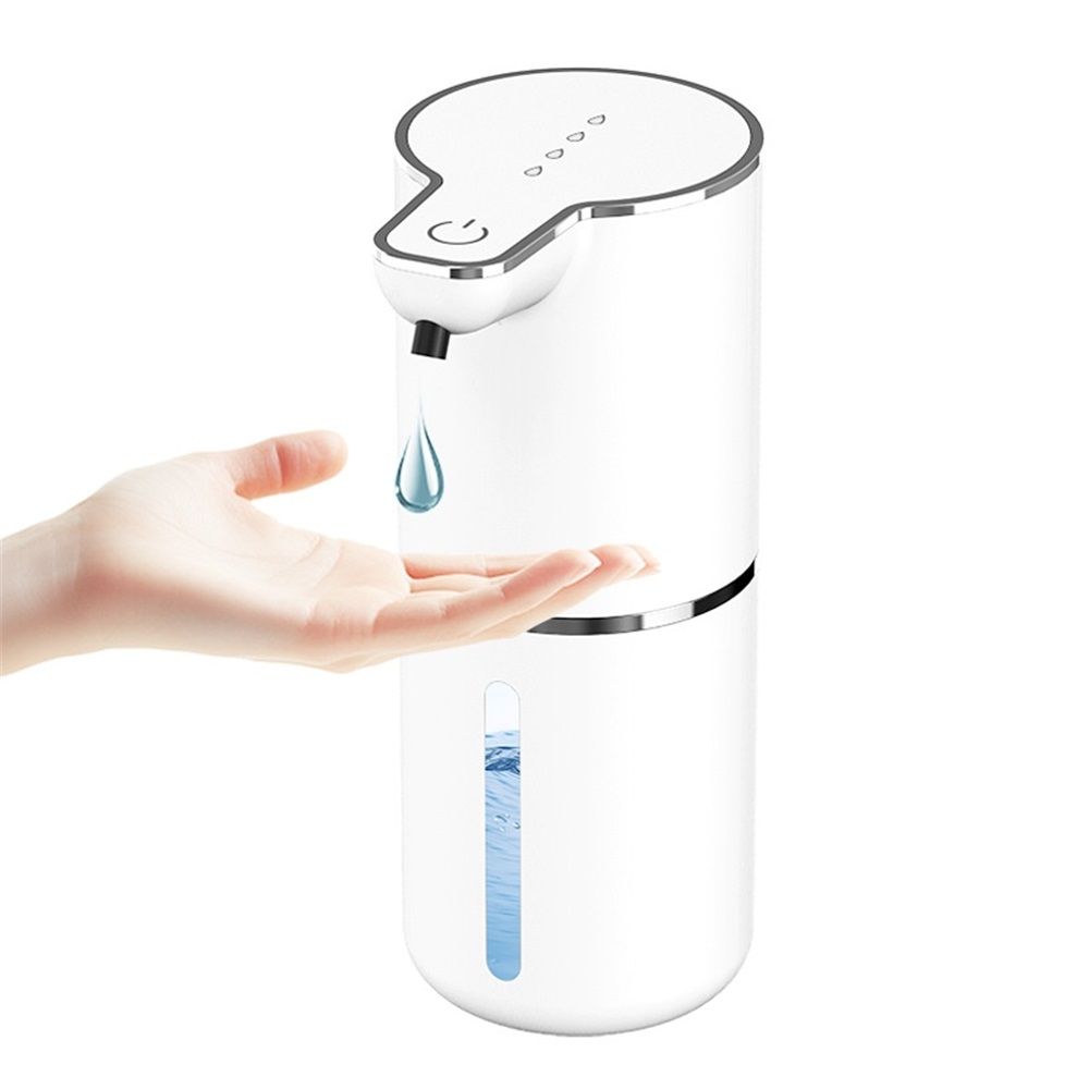 Automatic Liquid Soap Dispenser, 350ml Wall Mount Touchless Soap Dispenser with Sensor,USB Rechargeable for Bathroom, Kitchen