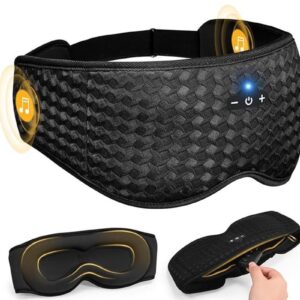 3D Sleep Mask with Bluetooth Headphones Stereo Speakers Blackout Sleeping Mask